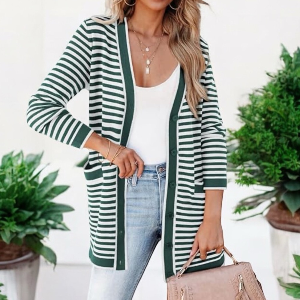 Striped Long Sleeve Sweater